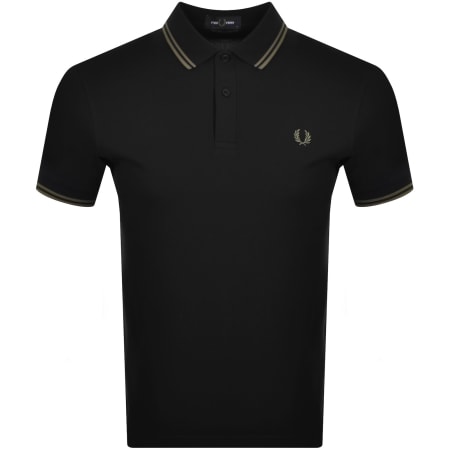 Diesel T Vor Od Half Zip Polo T Shirt Black | Mainline